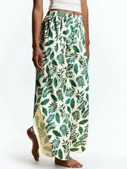 GATE Satynowe spodnie| Spodnie·Spodnie