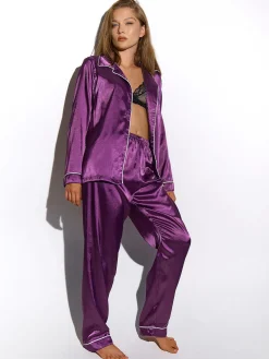 GATE Satynowe spodnie od piżamy| Bielizna·Bielizna Nocna