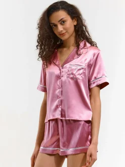 GATE Satynowe szorty od piżamy| Bielizna·Bielizna Nocna