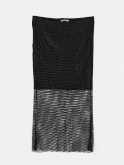 GATE Siateczkowa spódnica midi| Kategorie·Spódnice ☀️