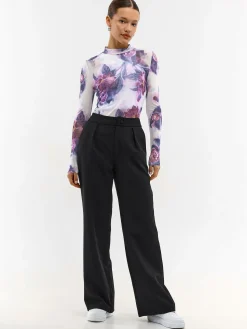 GATE Siateczkowy golf z nadrukiem| Koszulki I Topy·Topy|Koszulki I Topy·Golfy