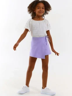 GATE Skort bawełniany|Dzieci Dziewczynki·Spódnice ☀️