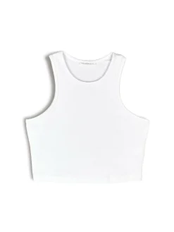 GATE Skrócony, elastyczny top bez rękawów| Koszulki I Topy·Podkoszulki ☀️|Koszulki I Topy·Crop Top ☀️