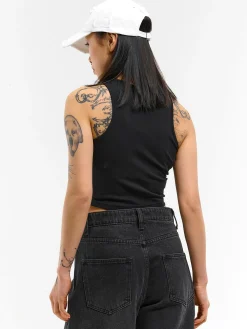 GATE Skrócony, elastyczny top bez rękawów| Koszulki I Topy·Podkoszulki ☀️|Koszulki I Topy·Crop Top ☀️