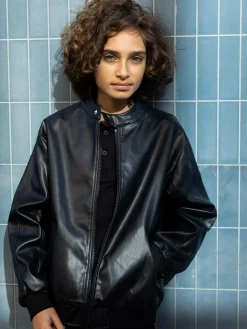 GATE Skórzana kurtka|Dzieci Chłopcy·Kurtki I Płaszcze