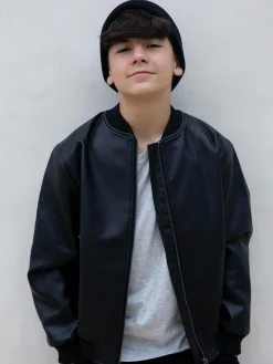 GATE Skórzana kurtka|Dzieci Chłopcy·Kurtki I Płaszcze