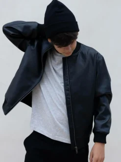 GATE Skórzana kurtka|Dzieci Chłopcy·Kurtki I Płaszcze