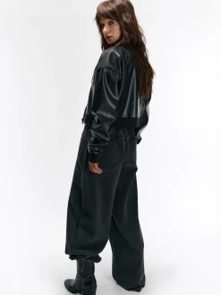 GATE Skórzana kurtka| Kurtki I Płaszcze·Kurtki Przejściowe