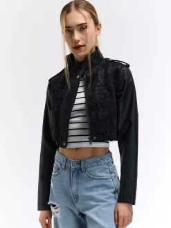 GATE Skórzana kurtka| Kurtki I Płaszcze·Kurtki Przejściowe