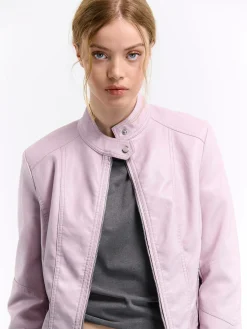 GATE Skórzana kurtka| Kurtki I Płaszcze·Kurtki Przejściowe