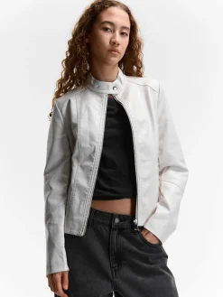 GATE Skórzana kurtka| Kurtki I Płaszcze·Kurtki Przejściowe