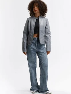 GATE Skórzana kurtka| Kurtki I Płaszcze·Kurtki Przejściowe