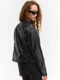 GATE Skórzana kurtka| Kurtki I Płaszcze·Kurtki Przejściowe