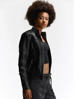 GATE Skórzana kurtka| Kurtki I Płaszcze·Kurtki Przejściowe|Kurtki I Płaszcze·Pikowana Kurtka