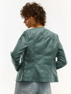 GATE Skórzana kurtka| Kurtki I Płaszcze·Kurtki Przejściowe