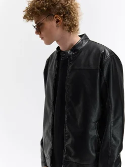 GATE Skórzana kurtka| Kurtki I Płaszcze·Kurtki Przejściowe