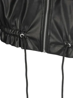 GATE Skórzana kurtka|Dzieci Dziewczynki·Kurtki I Płaszcze