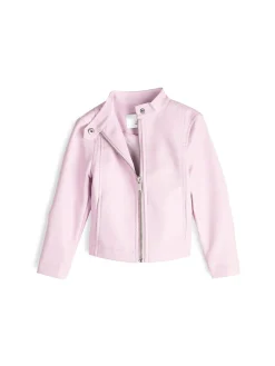 GATE Skórzana kurtka|Dzieci Dziewczynki·Kurtki I Płaszcze