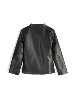 GATE Skórzana kurtka|Dzieci Dziewczynki·Kurtki I Płaszcze