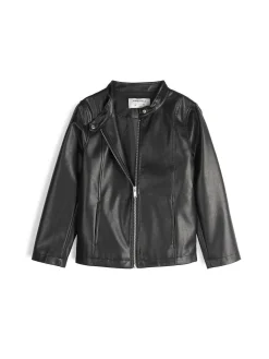 GATE Skórzana kurtka|Dzieci Dziewczynki·Kurtki I Płaszcze