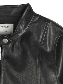 GATE Skórzana kurtka|Dzieci Dziewczynki·Kurtki I Płaszcze