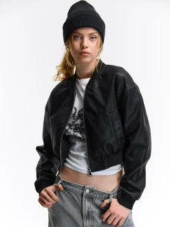 GATE Skórzana kurtka bomberka| Kurtki I Płaszcze·Kurtki Przejściowe|Kurtki I Płaszcze·Bomber