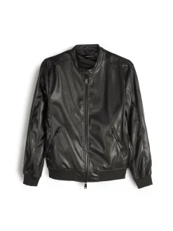 GATE Skórzana kurtka bomberka| Kurtki I Płaszcze·Kurtki Przejściowe