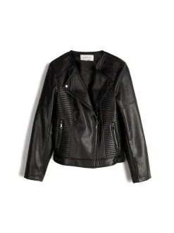 GATE Skórzana kurtka motocyklowa| Kurtki I Płaszcze·Kurtki Przejściowe|Kurtki I Płaszcze·Pikowana Kurtka