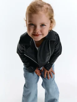 GATE Skórzana kurtka motocyklowa|Dzieci Dziewczynki·Kurtki I Płaszcze