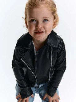 GATE Skórzana kurtka motocyklowa|Dzieci Dziewczynki·Kurtki I Płaszcze
