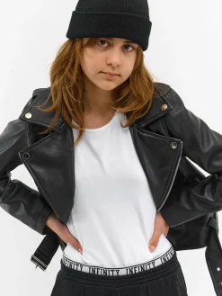 GATE Skórzana kurtka motocyklowa|Dzieci Dziewczynki·Kurtki I Płaszcze