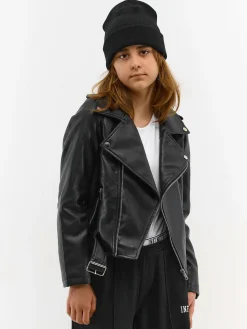 GATE Skórzana kurtka motocyklowa|Dzieci Dziewczynki·Kurtki I Płaszcze