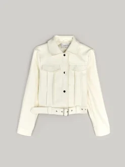 GATE Skórzana kurtka przejściowa| Kurtki I Płaszcze·Kurtki Przejściowe