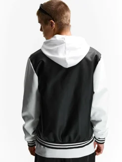 GATE Skórzana kurtka z naszywką| Kurtki I Płaszcze·Kurtki Przejściowe