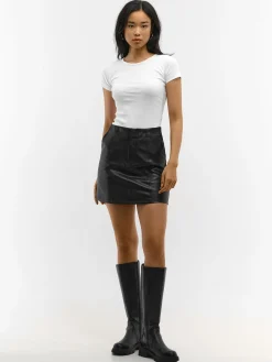 GATE Skórzana mini spódniczka| Kategorie·Spódnice ☀️