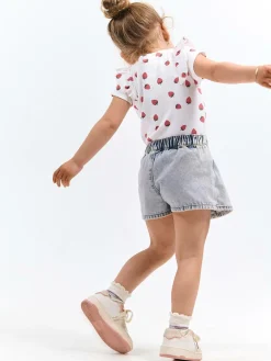 GATE Spódnica dżinsowa z szortami|Dzieci Dziewczynki·Spódnice ☀️|Dziewczynki·Szorty ☀️