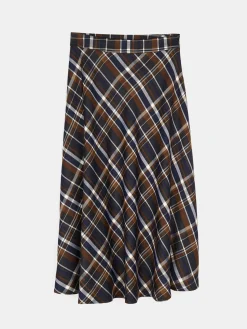 GATE Spódnica midi w kratę| Kategorie·Spódnice ☀️