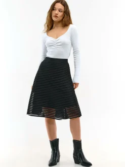 GATE Spódnica midi w kształcie litery A| Kategorie·Spódnice ☀️