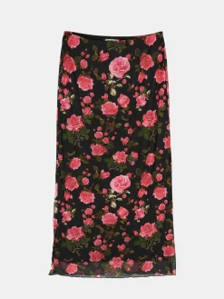 GATE Spódnica midi w kwiaty| Kategorie·Spódnice ☀️