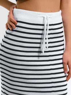 GATE Spódnica midi w paski| Kategorie·Spódnice ☀️