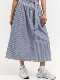 GATE Spódnica midi w paski| Kategorie·Spódnice ☀️