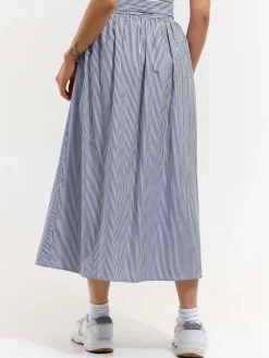 GATE Spódnica midi w paski| Kategorie·Spódnice ☀️