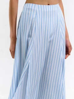 GATE Spódnica midi w paski| Kategorie·Spódnice ☀️