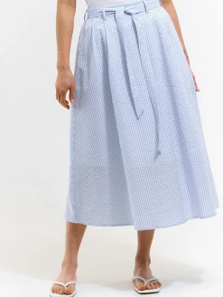 GATE Spódnica midi w paski| Kategorie·Spódnice ☀️