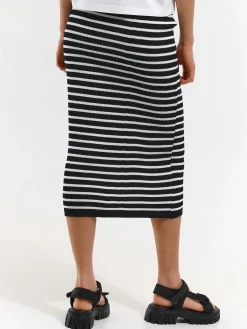 GATE Spódnica midi w paski| Kategorie·Spódnice ☀️