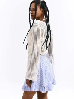 GATE Spódnica mini w paski| Kategorie·Spódnice ☀️