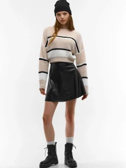 GATE Spódnica mini z imitacji skóry| Kategorie·Spódnice ☀️