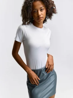 GATE Spódnica mini z imitacji skóry| Kategorie·Spódnice ☀️