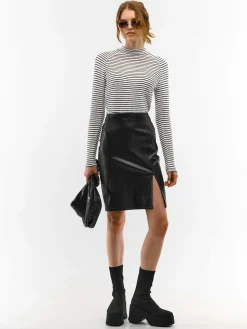 GATE Spódnica mini z imitacji skóry| Kategorie·Spódnice ☀️