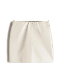 GATE Spódnica mini z imitacji skóry| Kategorie·Spódnice ☀️